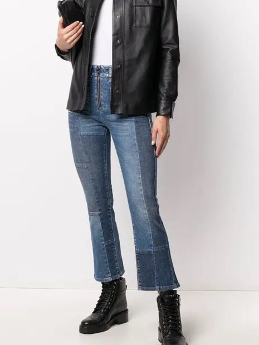 Diesel Sz 27 D-Early Flare Bootcut Patchwork Y2K Denim Jeans
